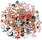 170 Pieces Jewelry Making Charms Assorted Gold Plated Enamel Necklace Bracelet Charms Pendants for DIY Jewelry Making